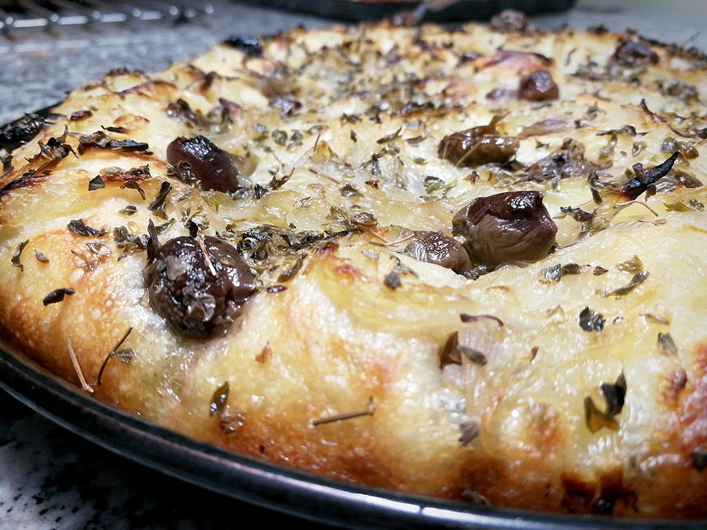 Focaccia con cipolla