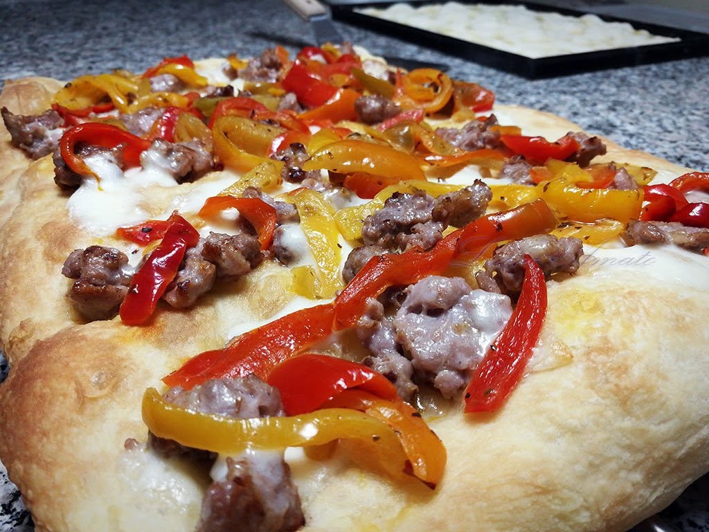 Teglia romana ai peperoni